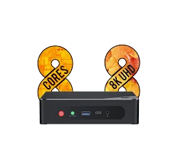 Beelink SER5 Pro Mini PC AMD Ryzen 7 5850U desktop