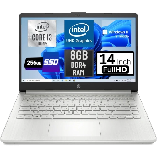 HP 14-dq2053cl Intel Core i3-11th Gen laptop