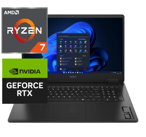 HP Omen Gaming 17" AMD Ryzen AI 7 350 RTX 5060 laptop