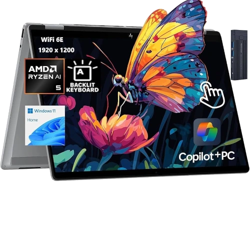 HP OmniBook X Flip 2-in-1 16" 2K Touch AMD Ryzen AI 9 laptop