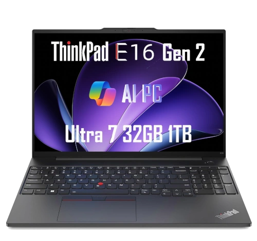 Lenovo ThinkPad E16 Gen 2 32GB RAM 1TB SSD Intel Core Ultra 7 155U laptop