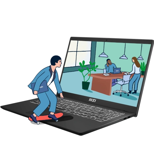 MSI Modern B13M 15" Intel Core i7-13th Gen laptop