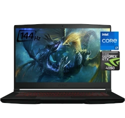 MSI Thin GF63 15" 16GB RAM 1TB SSD RTX 4050 Intel Core i7-12th Gen laptop