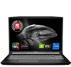 MSI WS65 Series Intel Core i7 9th Gen. Nvidia Quadro T2000 laptop