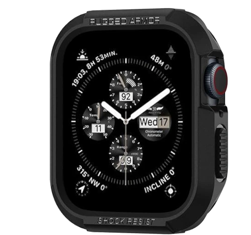 Apple Watch Series 8 45mm Graphite Stainless Steel Case with Link Bracelet A2774 GPS Cellular watch