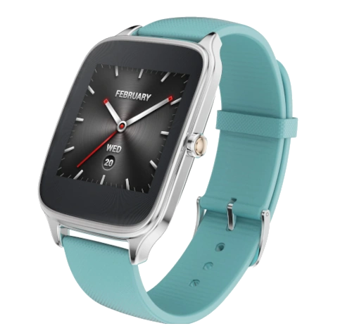 Asus Zenwatch 2 Light Aqua watch
