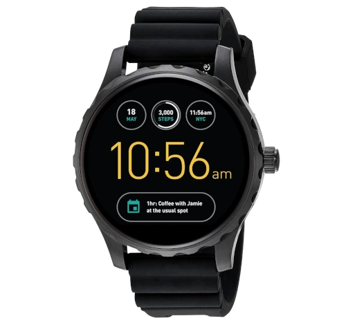 Fossil Q Marshal Gen 2 Black Silicone FTW2107P watch